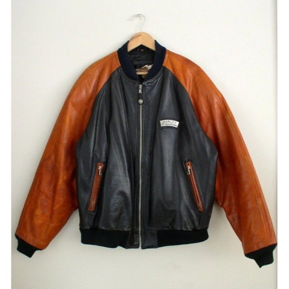 Harley-Davidson Other - Vintage Harley Davidson Mens Bomber Jacket